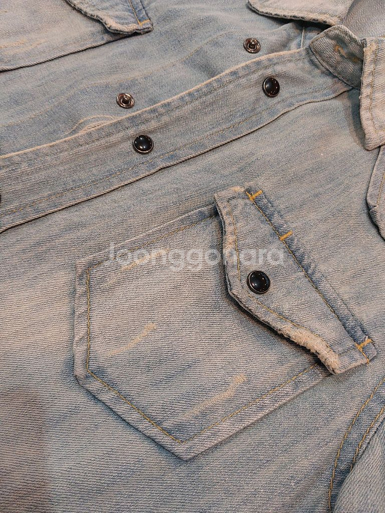 코데즈 컴바인 웨스턴 데님셔츠 90사이즈 택포 19,000원판매--5