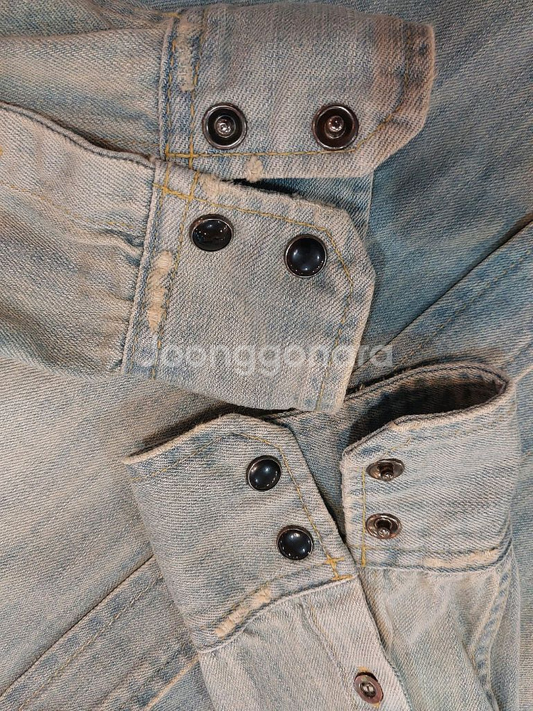 코데즈 컴바인 웨스턴 데님셔츠 90사이즈 택포 19,000원판매--6