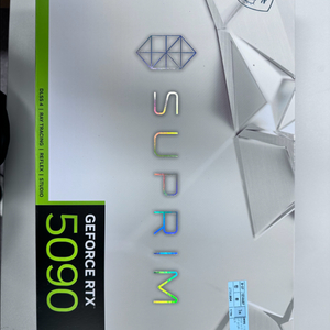 RTX 5090 suprim 슈프림 미개봉