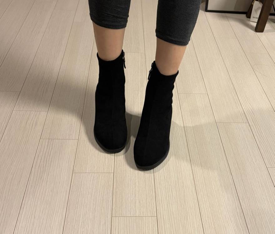 핑크앨리펀트 스웨이드 앵클 삭스 부츠 240 (새상품/착샷)--1