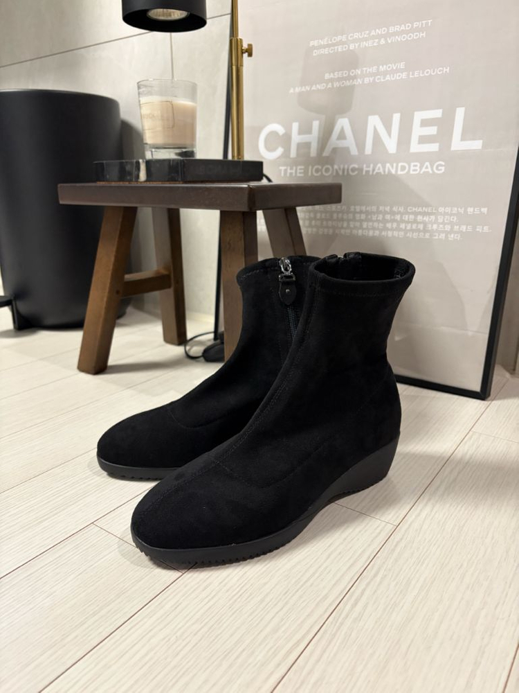 핑크앨리펀트 스웨이드 앵클 삭스 부츠 240 (새상품/착샷)--2