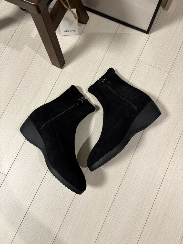 핑크앨리펀트 스웨이드 앵클 삭스 부츠 240 (새상품/착샷)--3