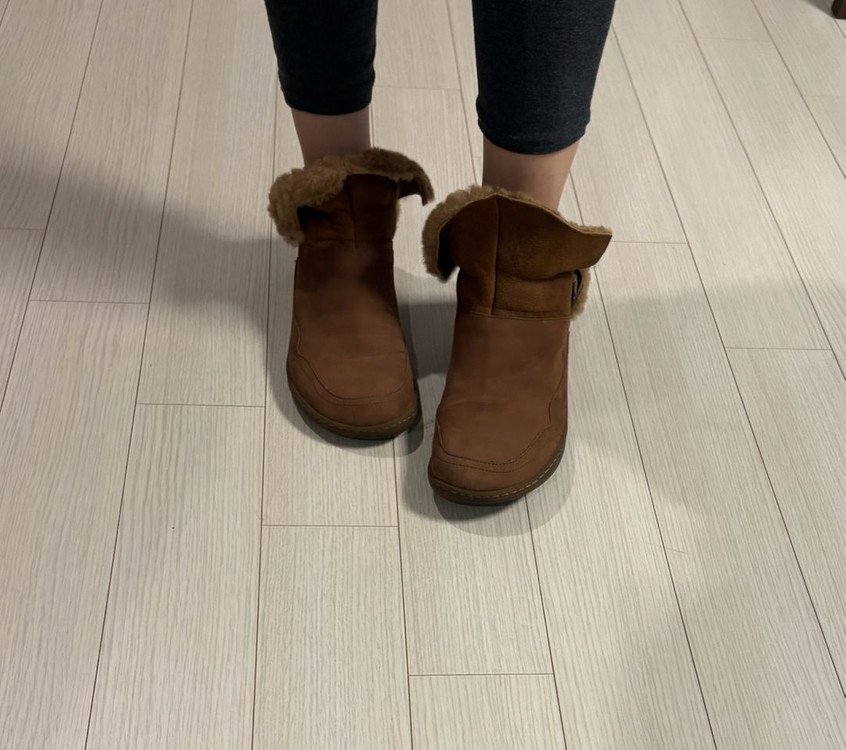 캠퍼 스웨이드&양털부츠 38 (240)--1