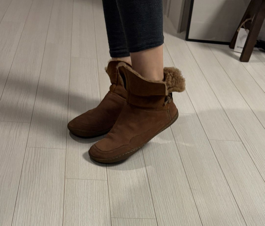 캠퍼 스웨이드&양털부츠 38 (240)--2