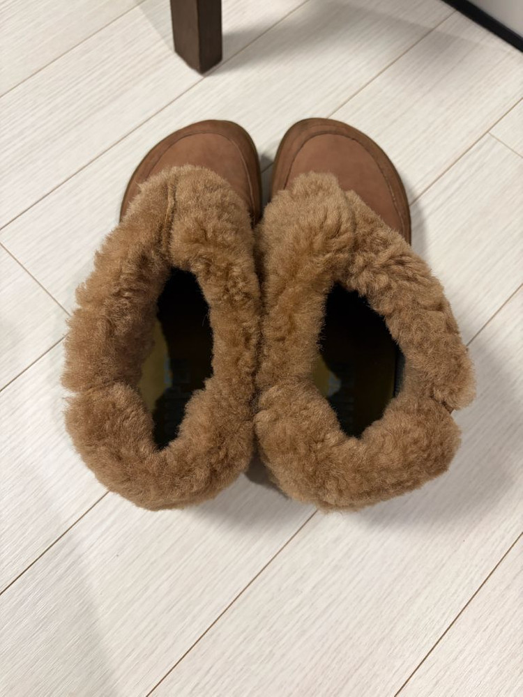 캠퍼 스웨이드&양털부츠 38 (240)--7