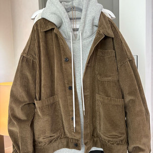 파르티멘토 카키컬러 코듀로이 점퍼