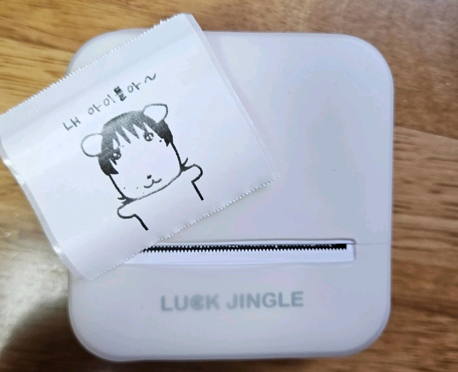 휴대용 미니 블루투스 프린터기 이미지