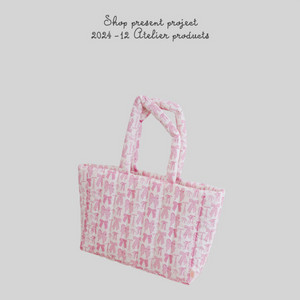 프레젠트 프로젝트 핑크리본 쿠션백 판매합니다