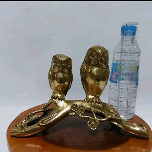 황동 부엉이 - 장식용. 소품용