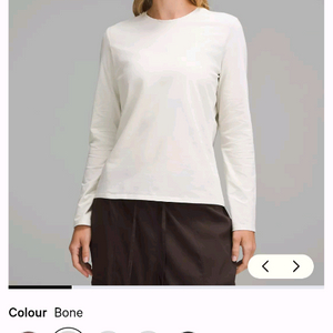 룰루레몬 오가닉 크루넥 롱슬리브 S 새상품