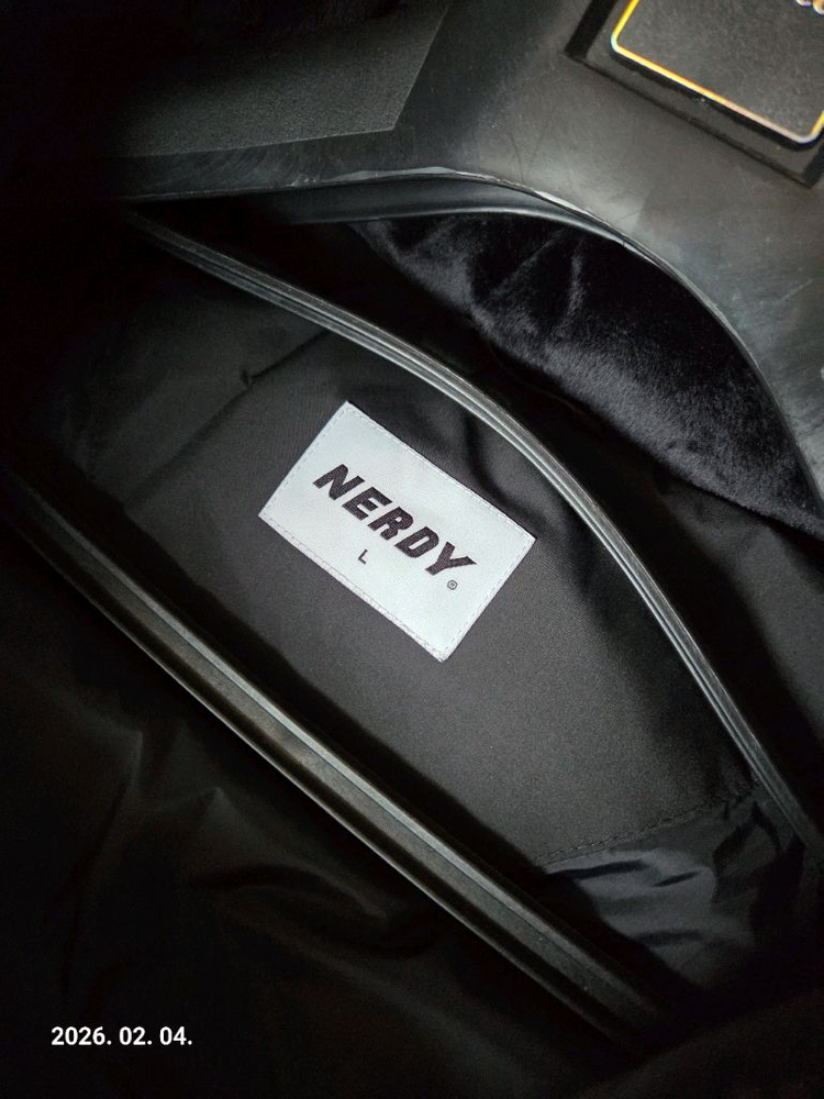 NERDY 롱패딩 새상품--5