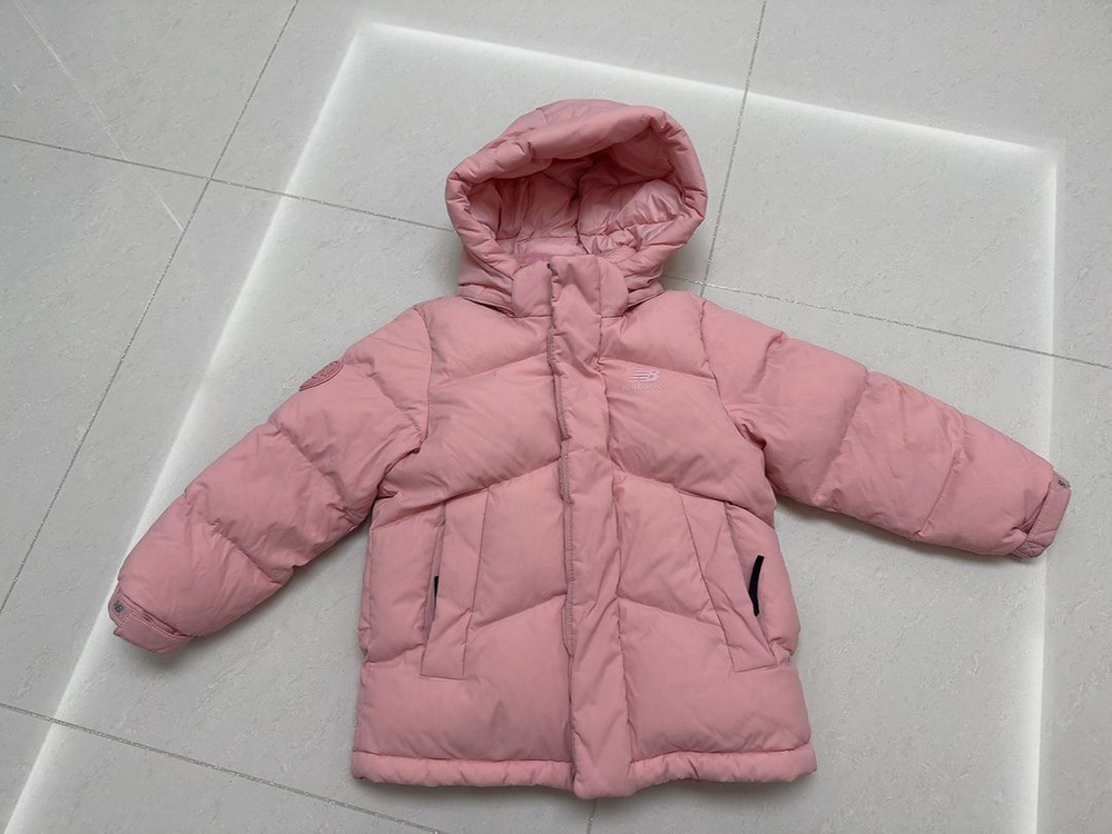 뉴발란스키즈 여아패딩(120)--0