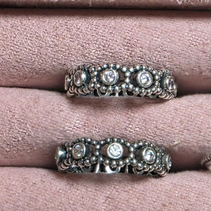 판도라 단종반지 허마제스티 클리어/핑크