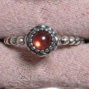 판도라 단종반지 구탄생석 1월 가넷 52호