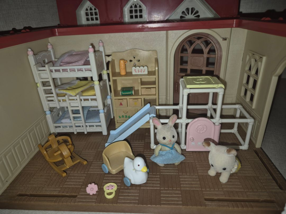 실바니안 빨간집 세트--1