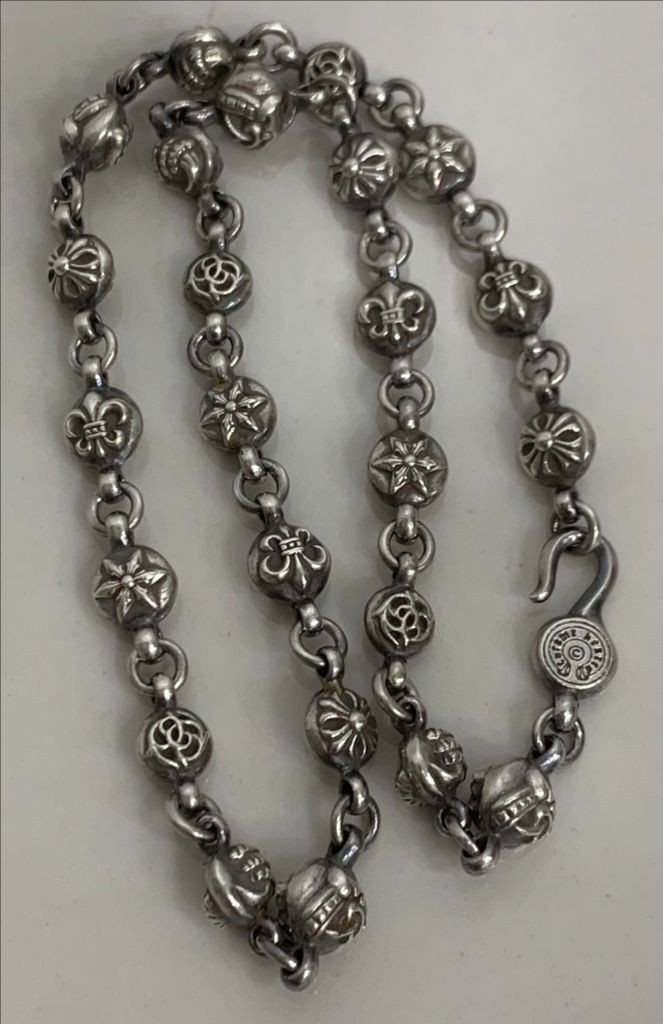 [20인치]크롬하츠 멀티볼 체인 펜던트 목걸이 24링크 이미지