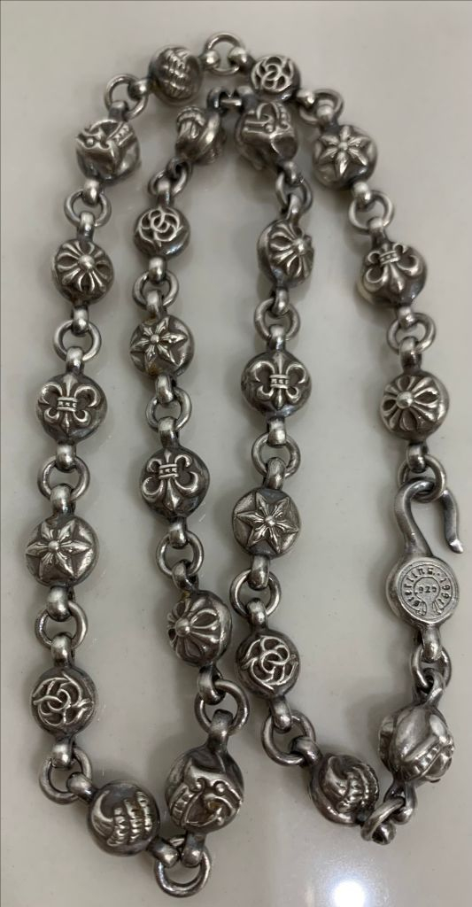 [20인치]크롬하츠 멀티볼 체인 펜던트 목걸이 24링크 이미지