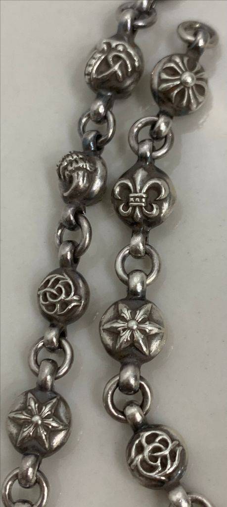 [20인치]크롬하츠 멀티볼 체인 펜던트 목걸이 24링크 이미지