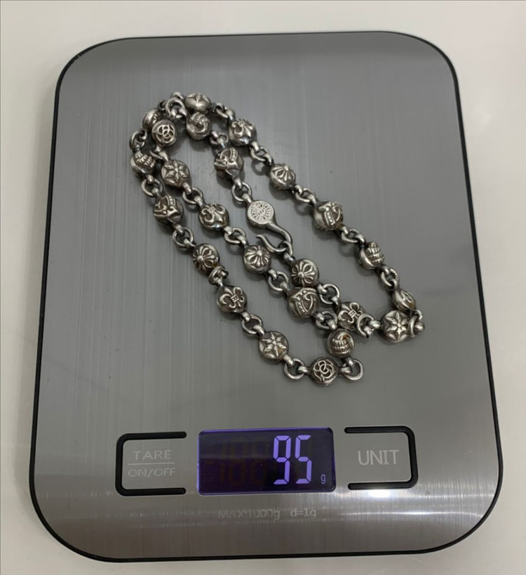 [20인치]크롬하츠 멀티볼 체인 펜던트 목걸이 24링크 이미지