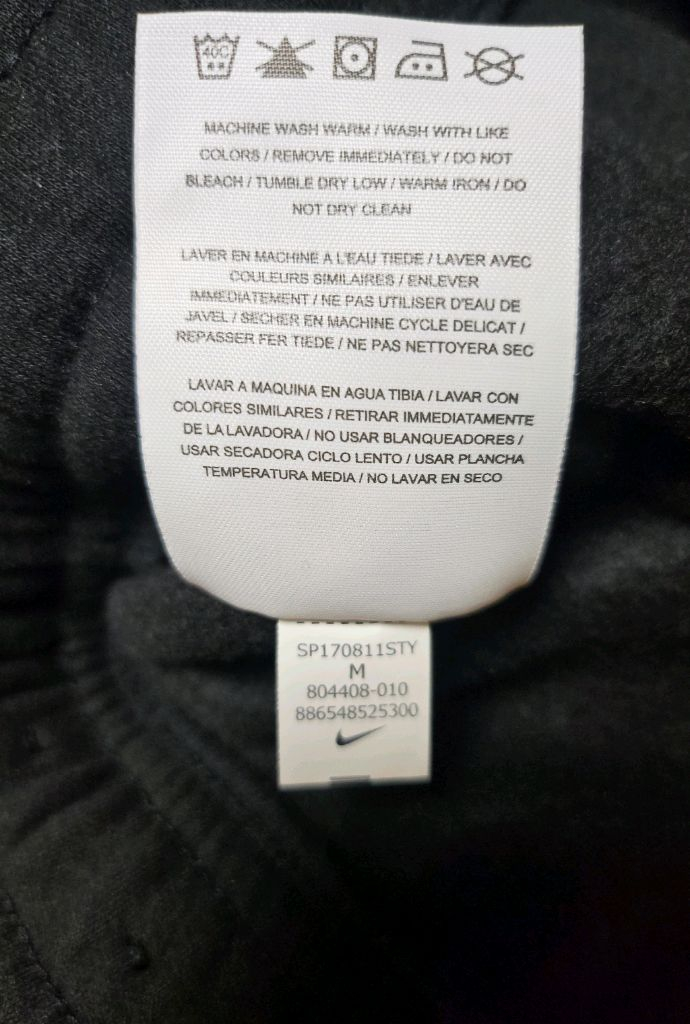 나이키 스포츠웨어 클럽 플리스 조거 팬츠 블랙 M--9