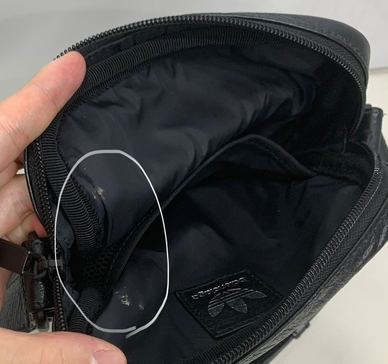 [OS]발렌시아가 아디다스 크로스백 메신저백 블랙 가방 이미지