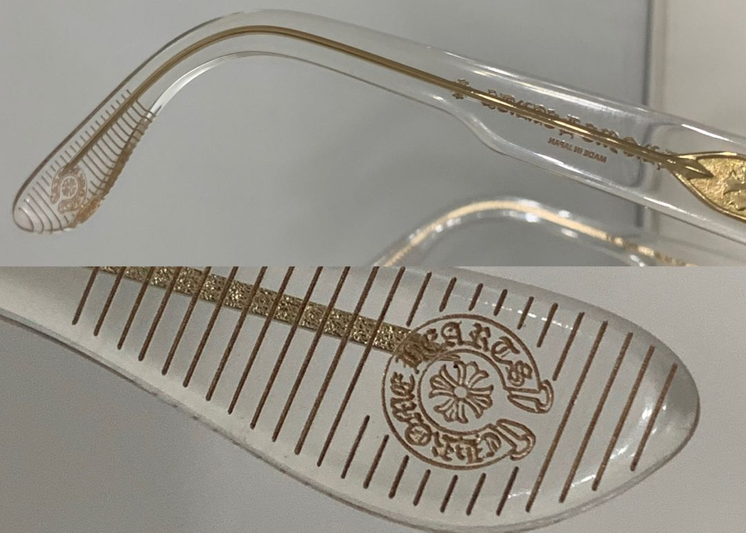 크롬하츠 미딕사드릴2 클리어 크리스탈 컬러 안경 선글라스 이미지