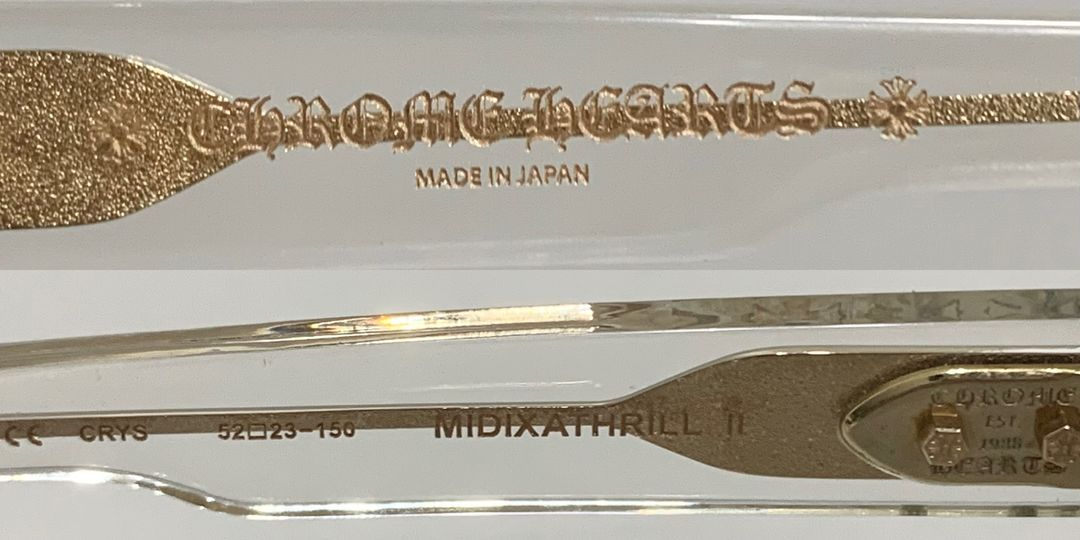 크롬하츠 미딕사드릴2 클리어 크리스탈 컬러 안경 선글라스 이미지