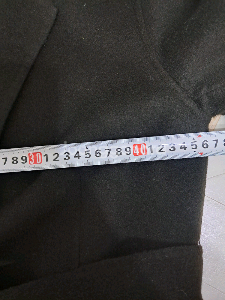 에크 더 ARCH THE 핸드메이드 울 캐시 롱 코트 38사이즈--6