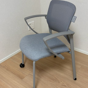 사이즈오브 몰입 체어 회색 바퀴 의자