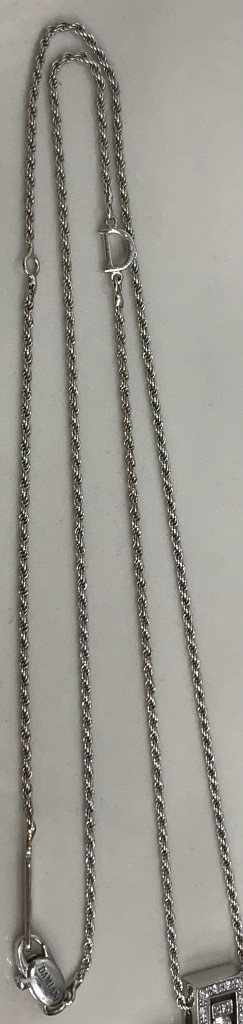 (24년식) [L] 다미아니 벨에포크 화이트골드 목걸이 라지사이즈 펜던트 이미지