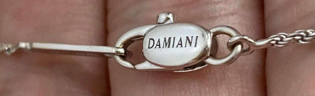 (24년식) [L] 다미아니 벨에포크 화이트골드 목걸이 라지사이즈 펜던트 이미지