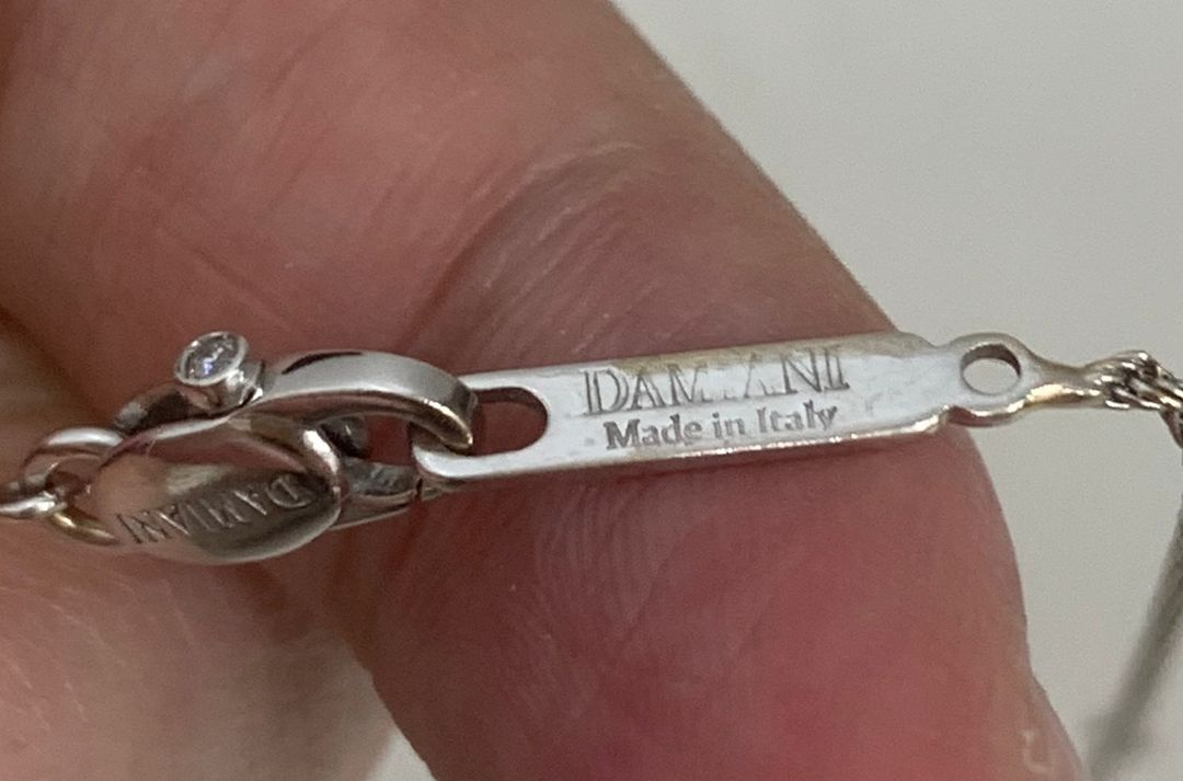 (24년식) [L] 다미아니 벨에포크 화이트골드 목걸이 라지사이즈 펜던트 이미지