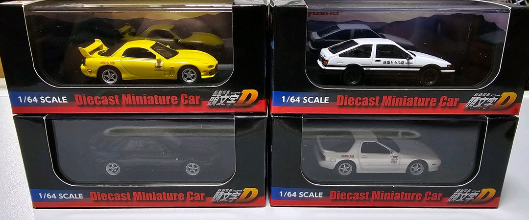 1/64 다이캐스트 교쇼 이니셜D 4종세트--2