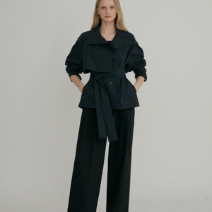 시에 sie 델라 하프 트렌치 네이비 스몰 사이즈