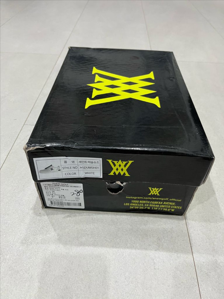 어뉴 테슬 골프화 280mm (새상품)--6