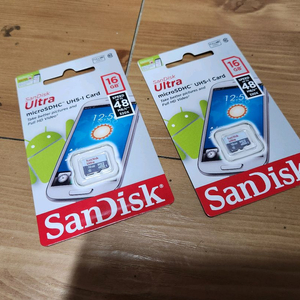 샌디스크 마이크로 SD 카드 16GB 2개