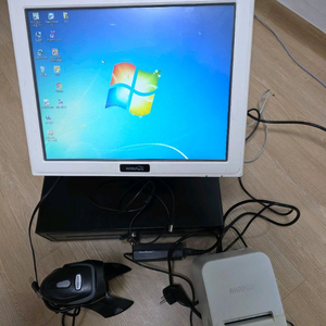 하나시스 듀얼모니터 포스기팝니다.램8g ssd512