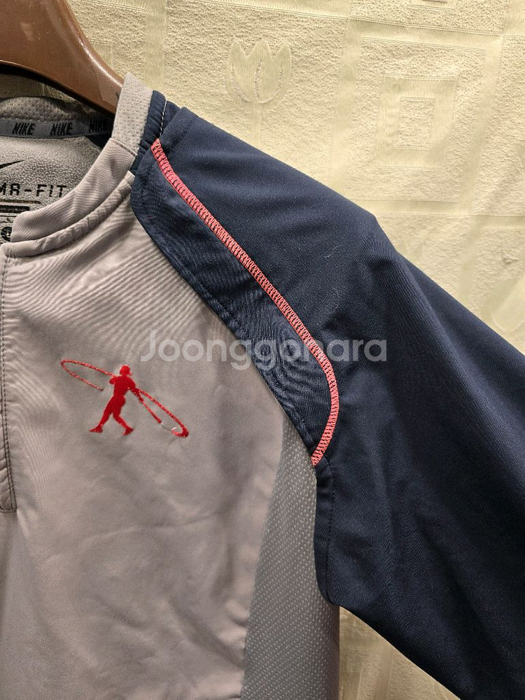 나이키 기모 레이어드 야구 스윙 긴팔 티셔츠 100--3