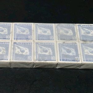대한민국 오래된 우표 (10다발. 총 1000장)일괄. 이미지