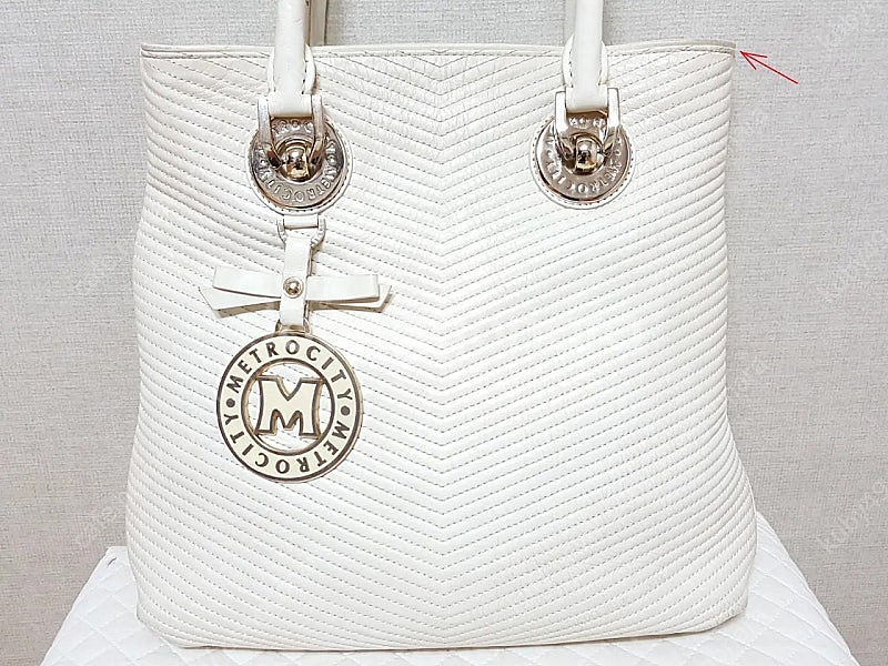 정품)메트로시티 MQ691 소가죽 토트백/황정음가방--4