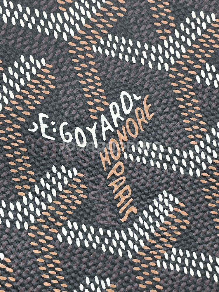 [ 새상품급 / 키링포함 ] 고야드 쥬방스 토일렛백 MM 클러치백 블랙--2