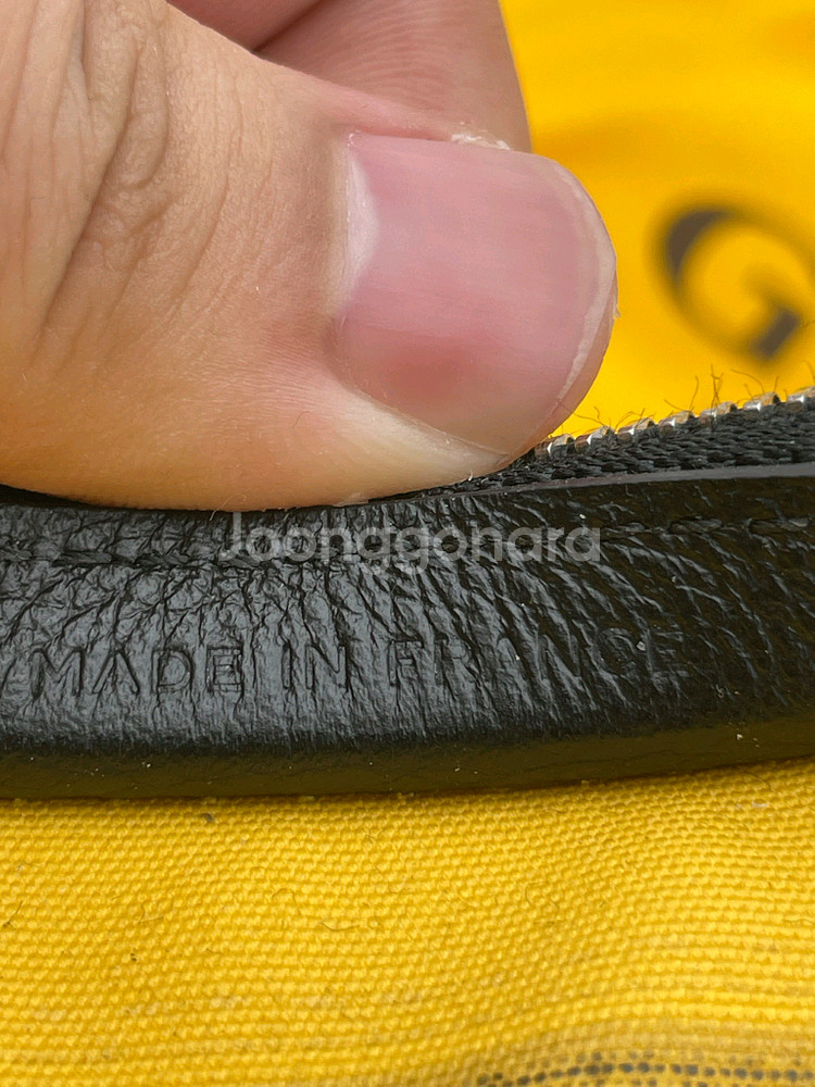 [ 새상품급 / 키링포함 ] 고야드 쥬방스 토일렛백 MM 클러치백 블랙--9