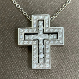 [S]다미아니 벨에포크 펜던트 화이트골드 목걸이 다이아 스몰사이즈 이미지