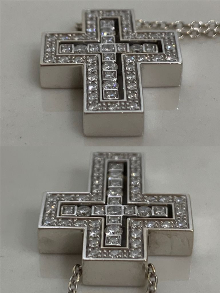 [S]다미아니 벨에포크 펜던트 화이트골드 목걸이 다이아 스몰사이즈 이미지