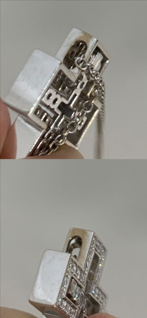 [S]다미아니 벨에포크 펜던트 화이트골드 목걸이 다이아 스몰사이즈 이미지