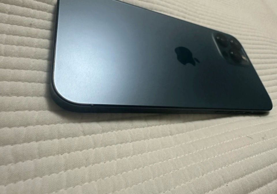 아이폰 12프로맥스 128기가 퍼시픽블루--5