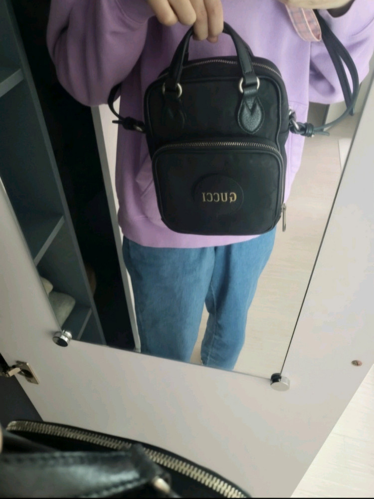 구찌 오프더그리드 크로스 숄더백--3