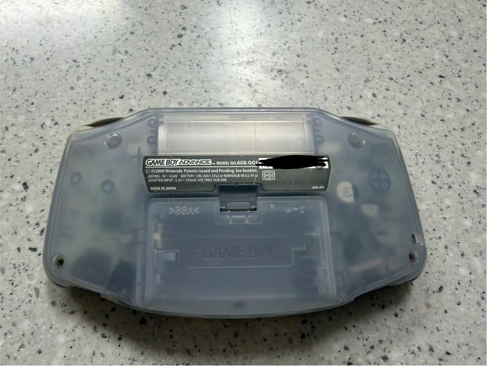 게임보이 어드밴스 GBA 밀키 블루 풀박스 이미지