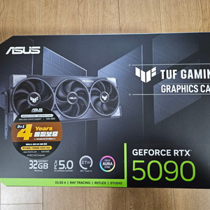 ASUS RTX 5090 TUF Gaming 터프 판매합니다