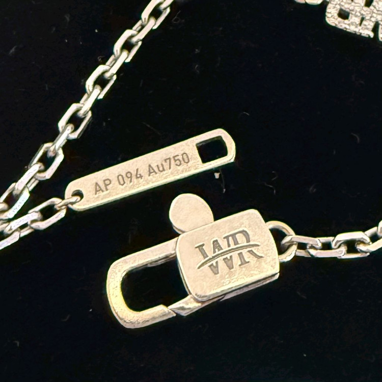 워치링 AP 풀다이아 목걸이 L사이즈 (화이트골드)--5